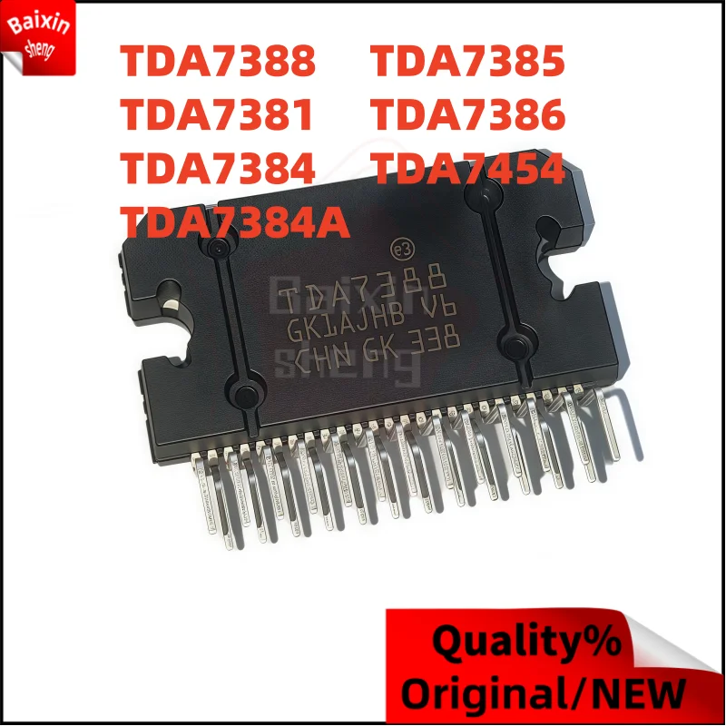 10PCS Calidad original TDA7388 TDA7381 TDA7384 TDA7384A TDA7385 TDA7386 TDA7454 ZIP25 Inventory amplifier block chip IC