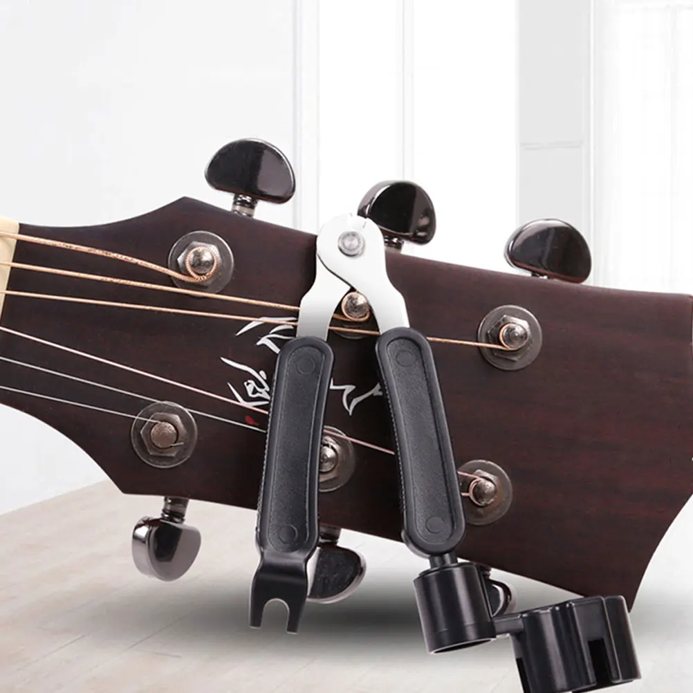 

3-in-1 Folk Guitar String Changing Tool ABS Alloy Lightweight String Winder Cutter Guitar Repair Instrument Accessories