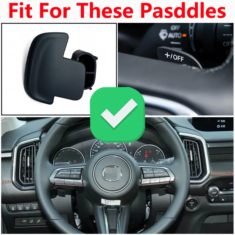 Car Steering Wheel Paddle Shifter for Mazda 3 Mazada3 CX30 CX-30 2020 2021 2022 CX-50 CX-60 CX-90 2023 Aluminum Alloy
