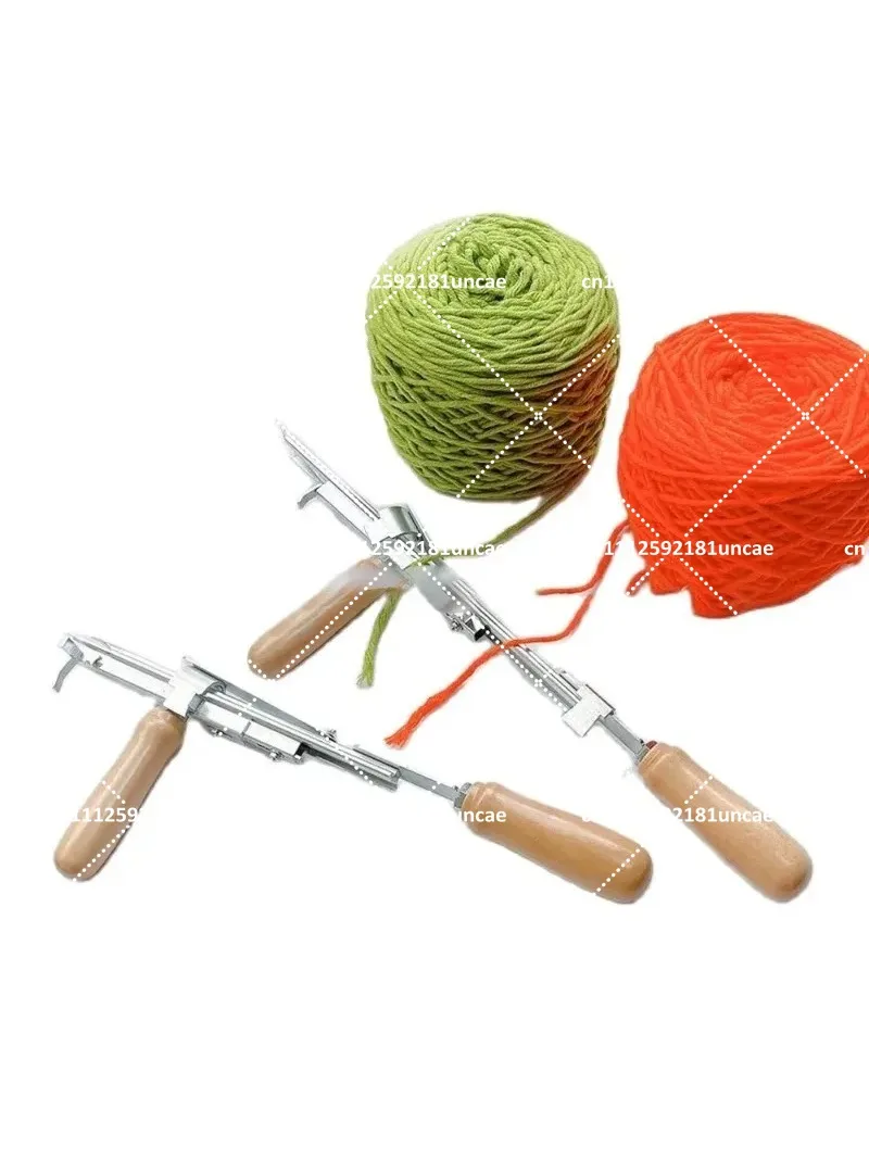 Handheld Carpet Tufting Gun Loop Rug Machine, DIY Embroidery Tool for Beginners, Manual Punch Needle for Rug Making