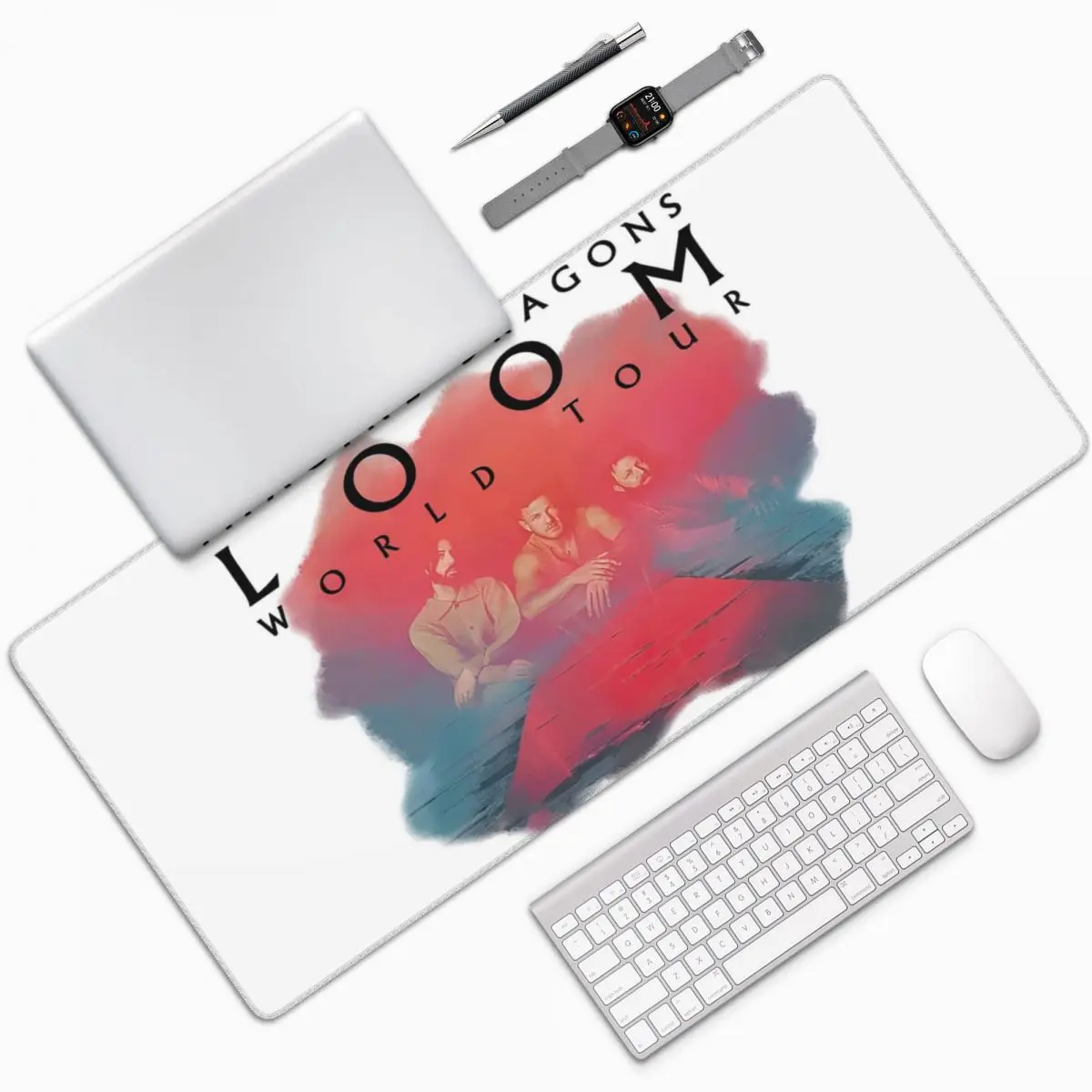 

L O O M большой коврик для мыши, компьютерная клавиатура, коврик для мыши, игровой ПК, ноутбук, настольный коврик, офисные аксессуары, настольные коврики