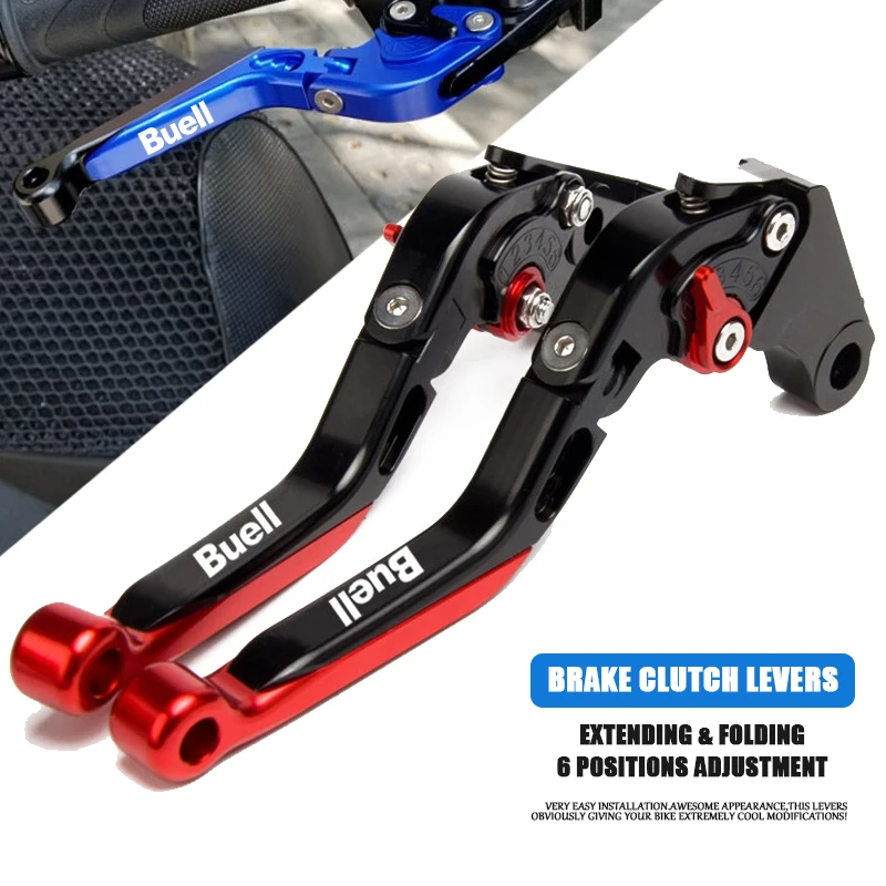 Adjustable Folding Extendable Brake Clutch Levers For Buell XB9 all models 2003-2009. XB12 all models up to 08 only 2004-2008