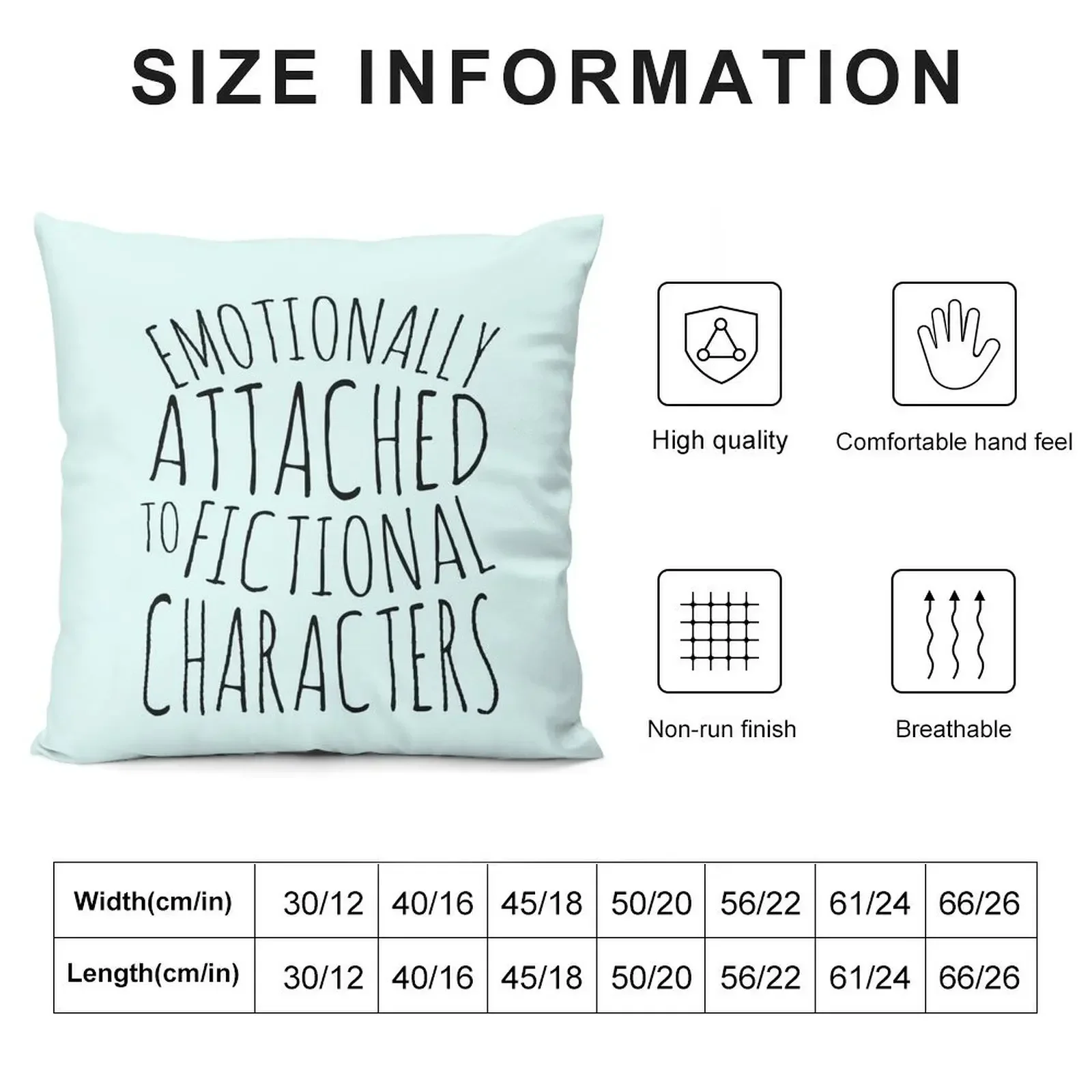 emotionally attached to fictional characters #black Throw Pillow Cushion Cover Cushion Cover Luxury pillow