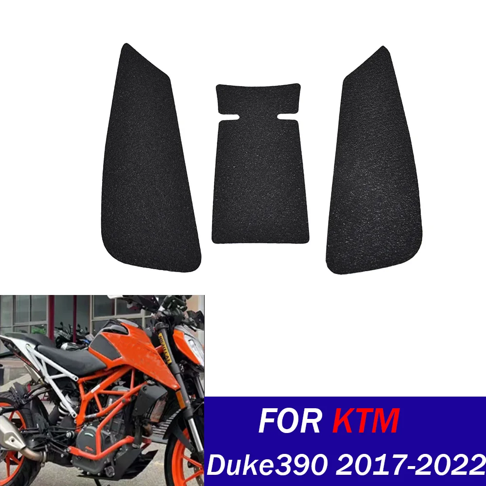 

For DUKE 390 High quality For KTM DUKE 390 2017-2022 Motorcycle Tank Traction Side Pad Gas Fuel Knee Grip Decal Accessories