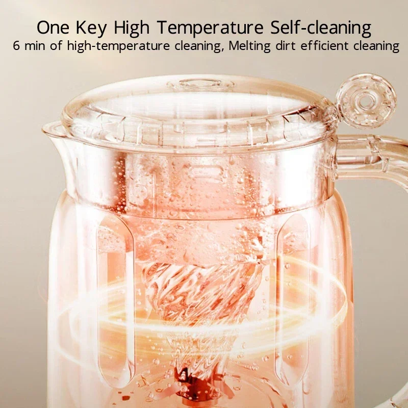 Máquina de leche de soja Joyoung de 600ml, máquina multifunción para hacer leche de soja sin filtro, licuadora de alimentos autolimpiante de alta temperatura