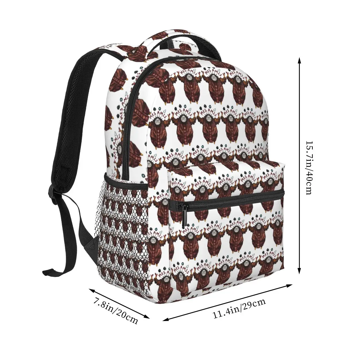 Esquie And Rock Friends Clair Obscur Expedition 33 Backpack Hot Sale Daypack Large Capacity BookBag School Bag Shoulder Bags