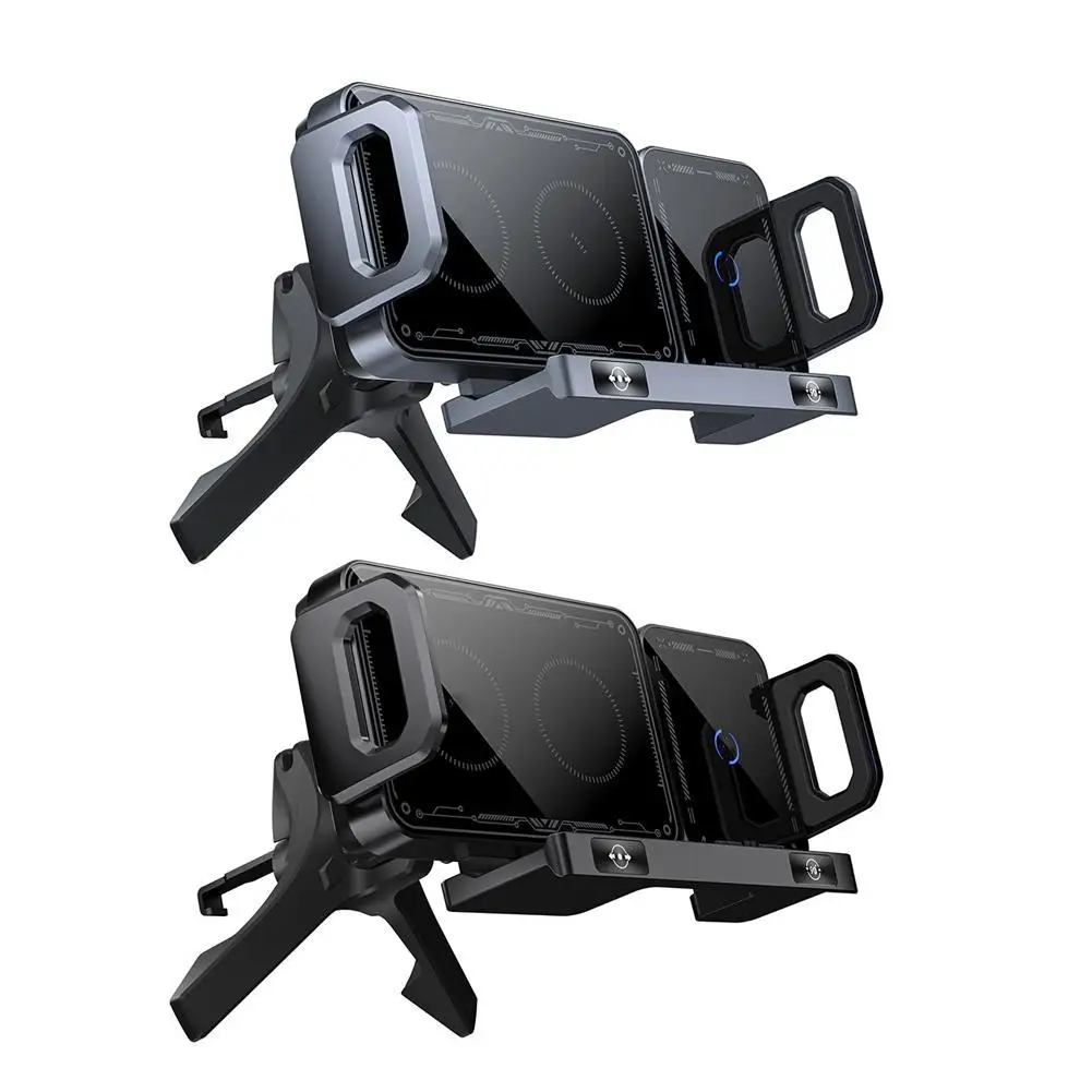 

Беспроводное автомобильное зарядное устройство для Samsung Galaxy Z Filp/Fold 6, дизайн с зажимом-крючком, держатель для телефона с зарядным устройством, магнитная подставка для мобильного телефона