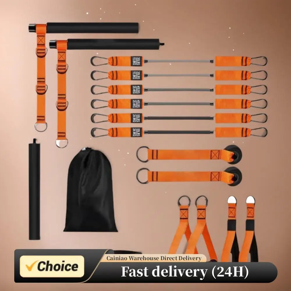 

Комплект для пилатеса и эспандеры Оборудование для тренировок по пилатесу Набор лент для упражнений Набор для пилатеса для тренировок на бедрах, спине, руке и всего тела