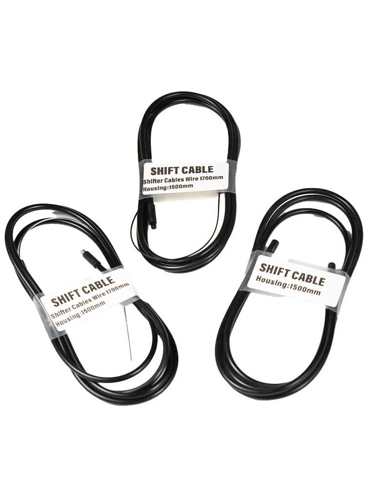 AliExpress CNC Bike Gear Shift Cable Set - 1500mm Derailleur Housing & 1700mm Stainless Inner Wire For
