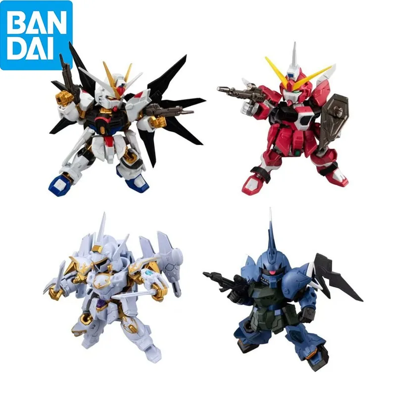 Bandai Genuine Gundam Shokugan Toys MOBILITY JOINT 8 Anime Figure Strike Freedom Infinite Justice Gundam Assembly Model Gifts