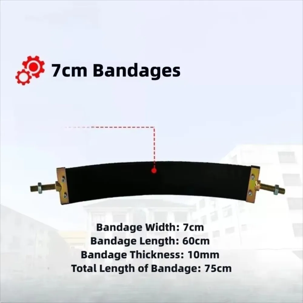 Forklift Drum Clamp Accessories Special Strap Thickened Rubber Pad Eagle Beak Clamp Anti Collision Rubber Skin