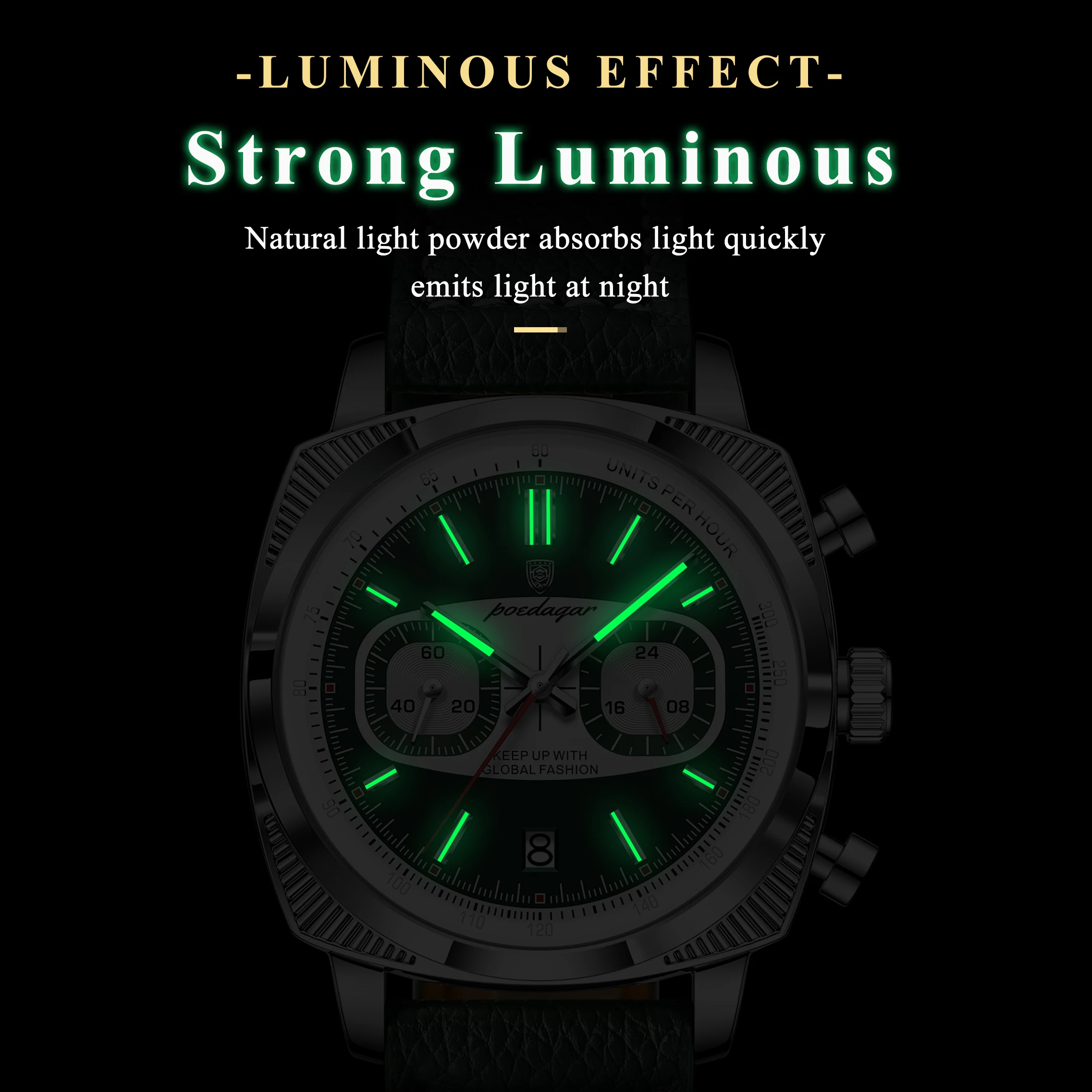 Men's Business Waterproof Chronograph Watch
