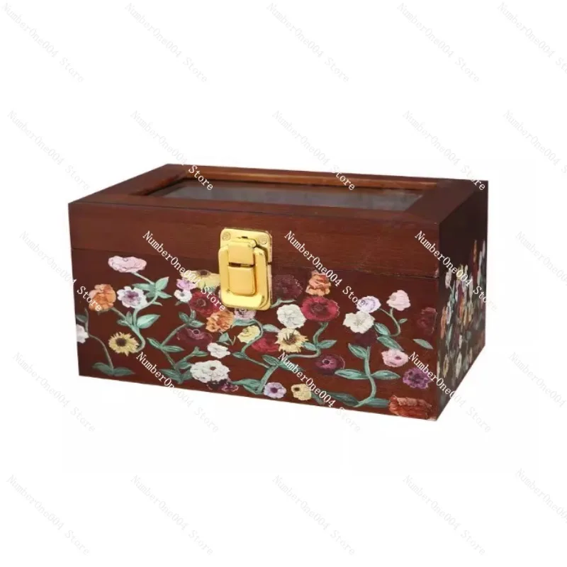 

Era Tour Piano Pattern Деревянная коробка для хранения Браслет дружбы Маленькая коробка для хранения карт Ретро Красивая коробка для хранения товаров Главная