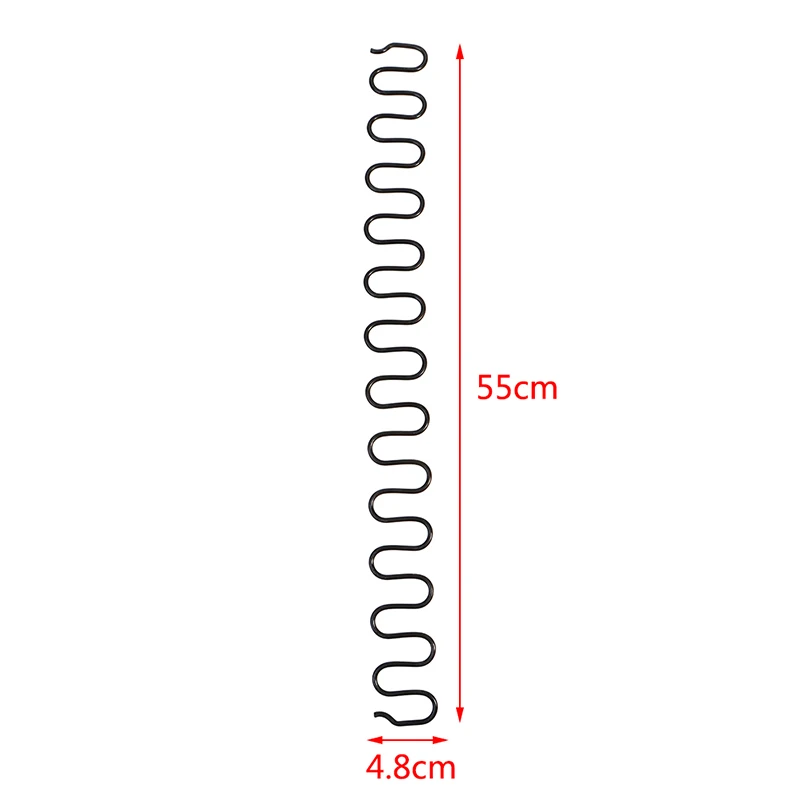 {CC44} 1 Pc 55CM Replacement Sofa Chair Springs, Furniture Spring With Clips Accessories