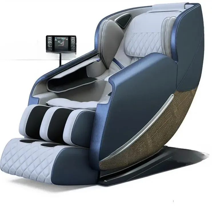 Pedicure Spa Massage Chair Multifunctional Display Lcd Remote Control Luxury 3D Full Body Massage Chair PU Leather All Body