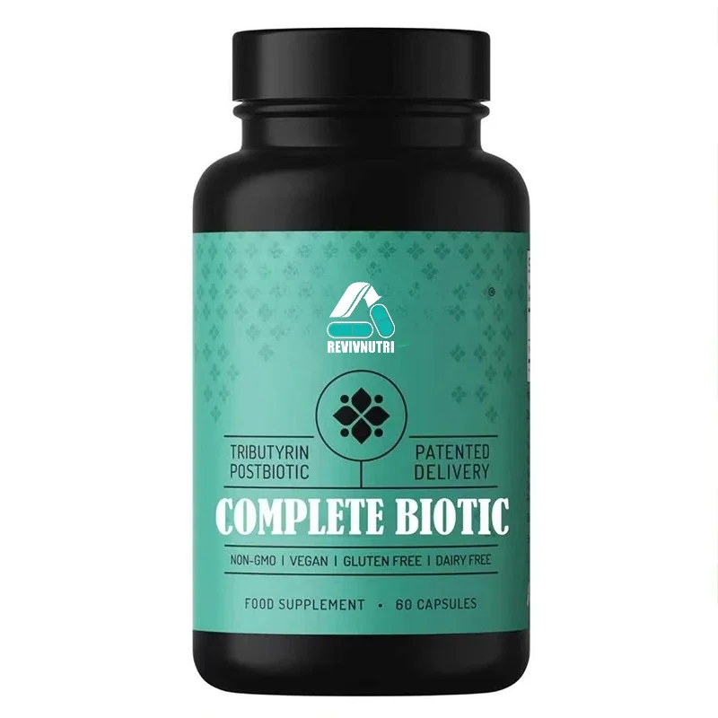 Biological Butyrate Supplements Based on Tributylic Acid. Post Biological Support for Intestinal Health. 60 Capsules