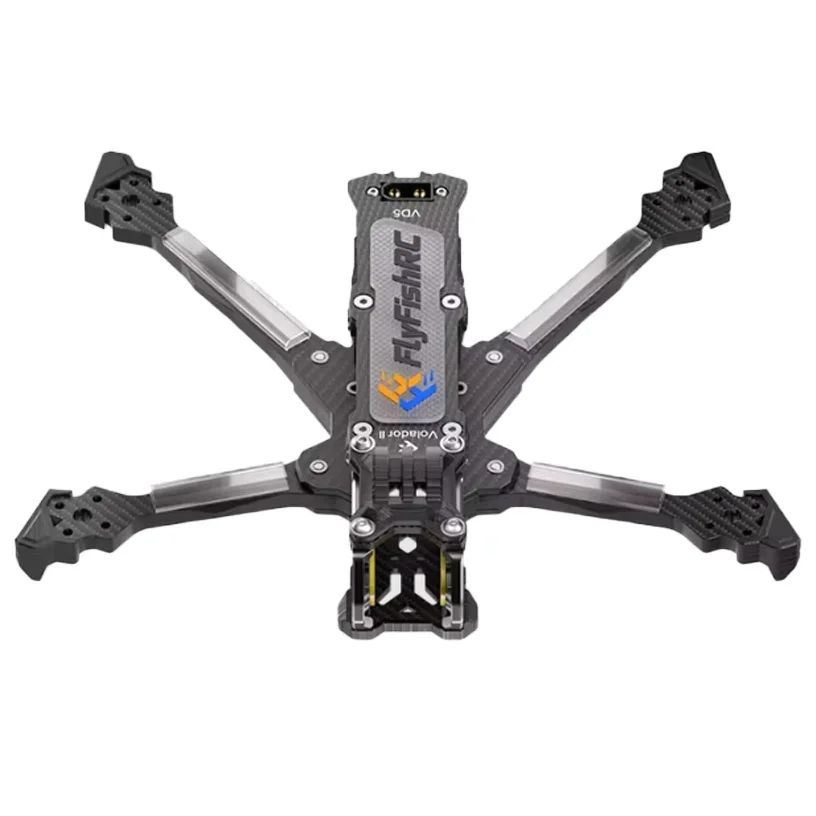 FlyFishRC Volador II VD5 V2 Deadcat FPV T700 5-inch framekit compatibel met DJI O4 Air Unit voor RC FPV Cinematic Drone