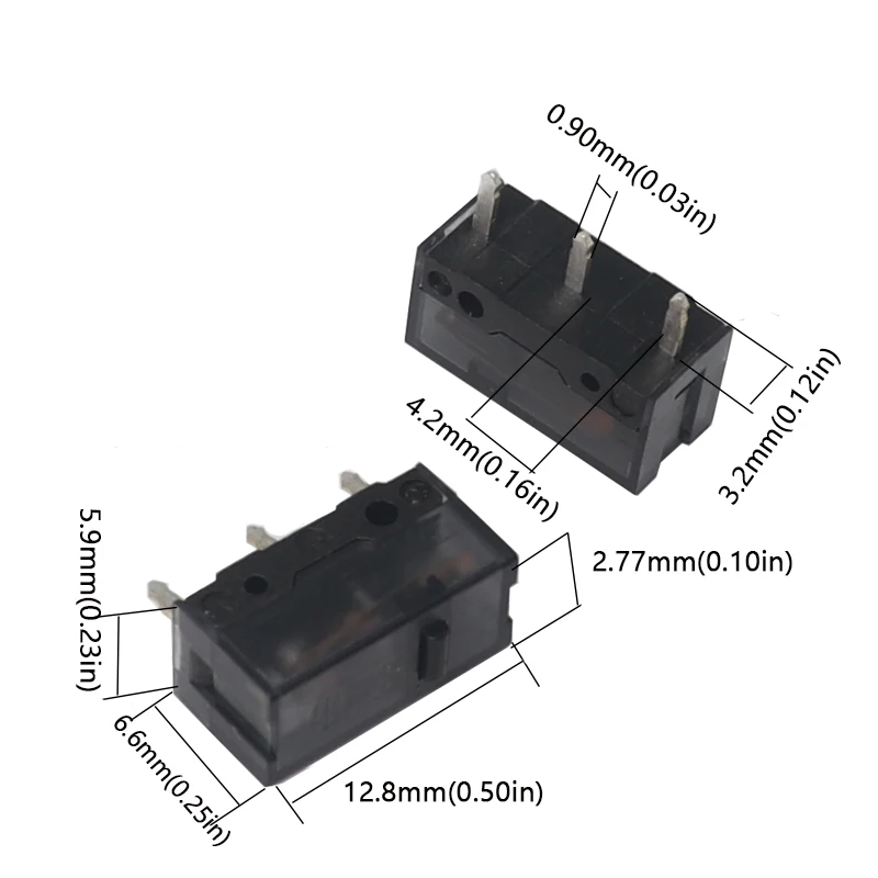 【5-1PCS】New Kailh GM 8.0 micro switch GM8.0 Gold Contactor 80 Million Click Life Computer mouse left right Micro Swicth button