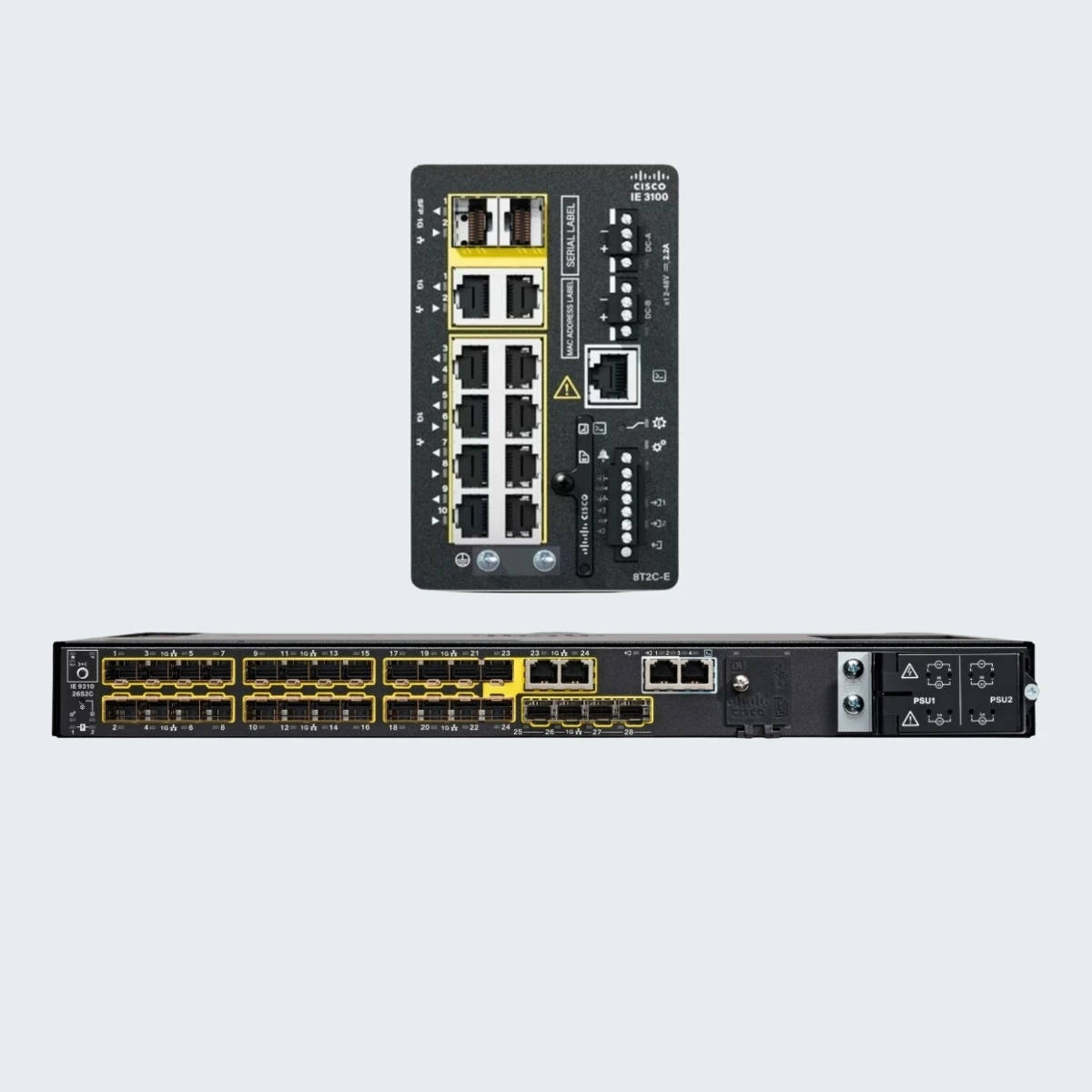 

【Brand new】Cisco Industrial Ethernet Switches Ie3100 Ie3200 Ie3300 Ie3400 Ie4010 Ie9320 with 8t2s 8p2s 8u2x