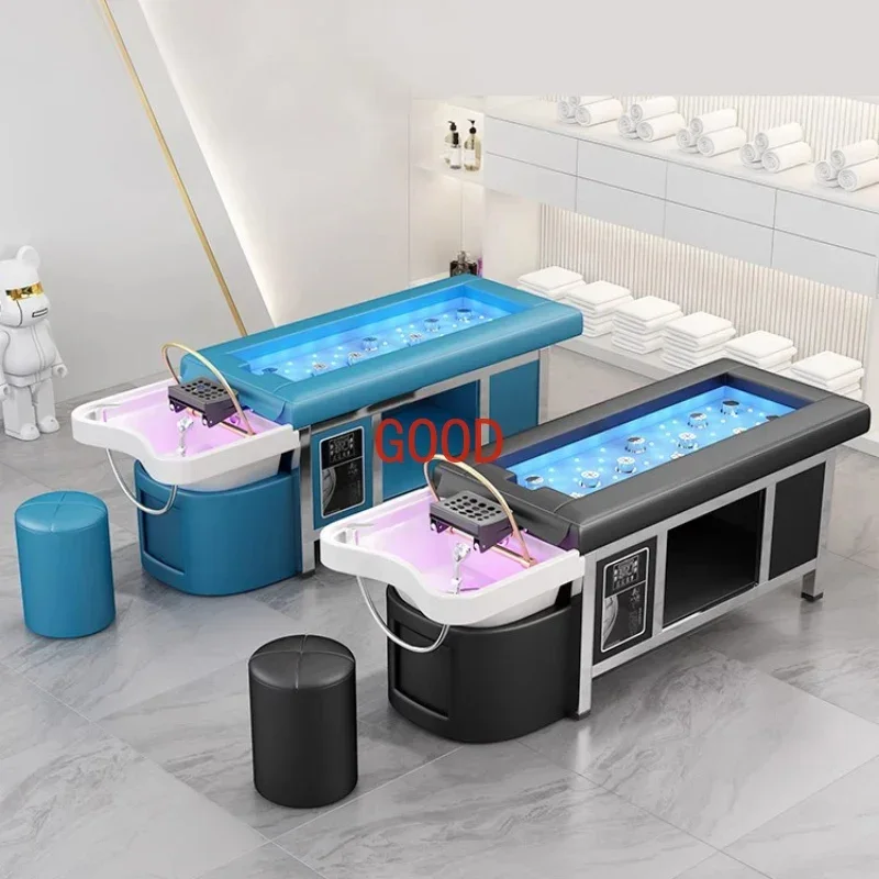 

Porcelain Hairdressing Washbasin Professional Chair Cosmetic Styling Chairs Hair Behandelstoel Massage Shampoo Basin