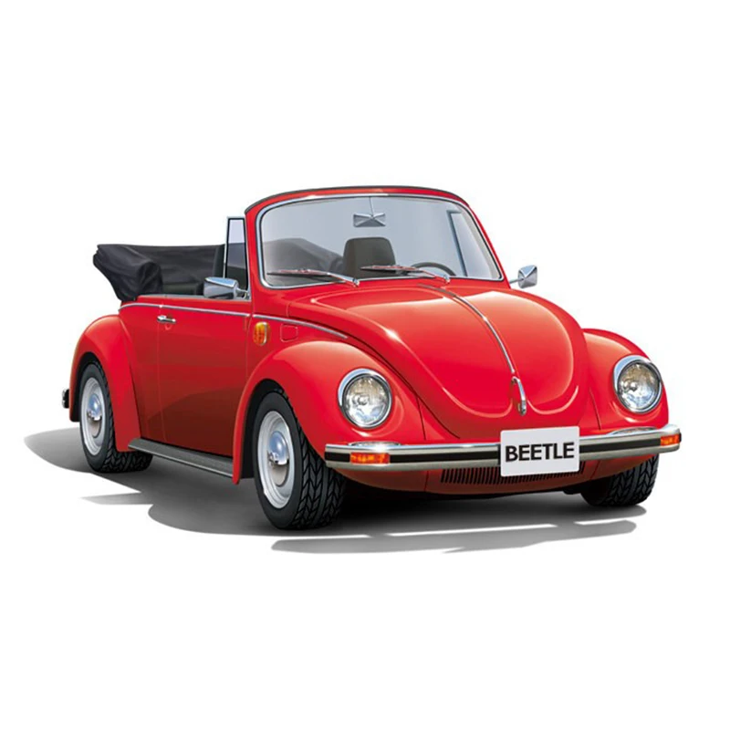 

Prefabricated assembly model Aoshima-06154 1/24 For VW Beetle 1303S Roadster car model kit