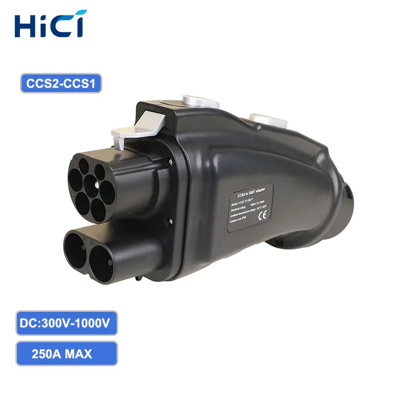 HICI 250A car charger fast charging Station DC fast CCS2 TO gb/t ev adapter