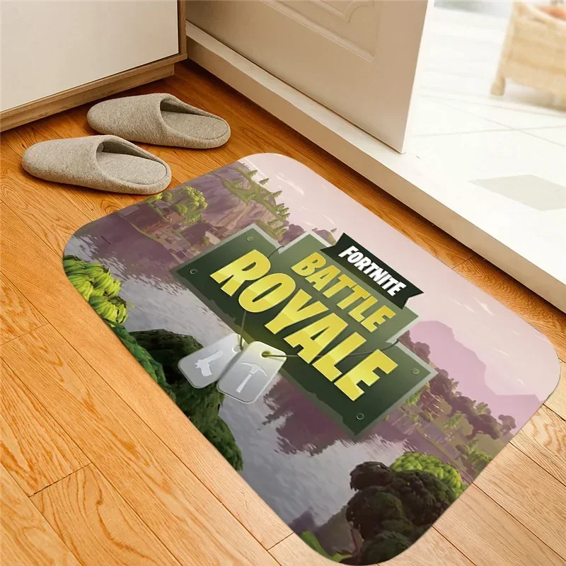 Fortnite Maty do kąpieli Flanelowy dywan do salonu Dywan do drzwi wejściowych Wystrój domu