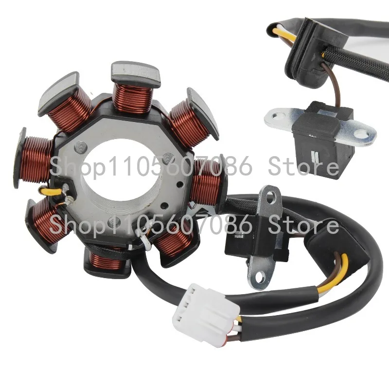 Address V125 Stator Coil Generator for Suzuki V125g Coil 8 Pole, All Copper