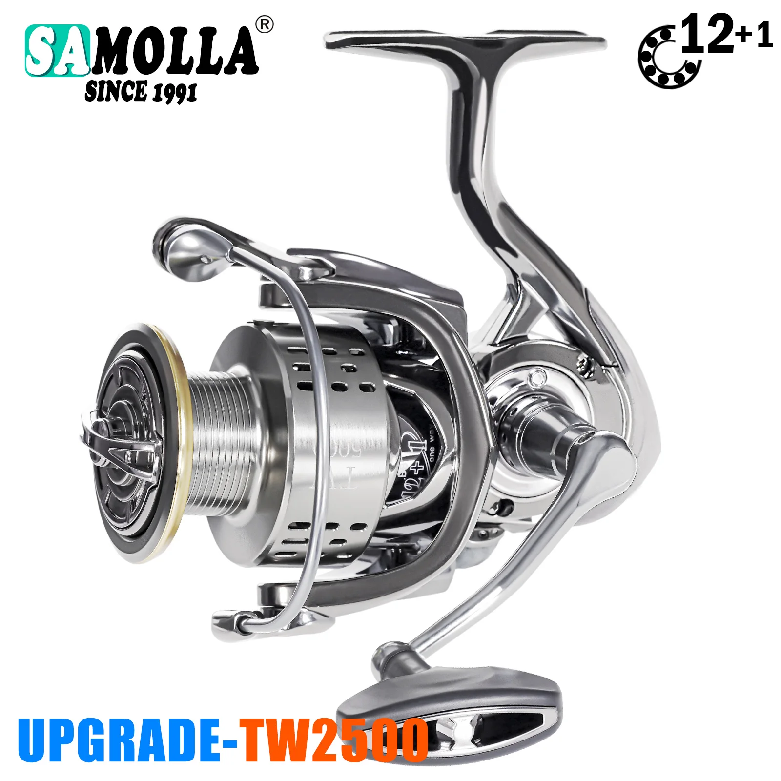 2023 Spinning Angeln Reel Spule Ultraleicht TW1000-5000 Geschwindigkeit 5.1:1/5.5:1 7-12kg Max Drag Salzwasser-fischerei-gerät Für Bass Hecht