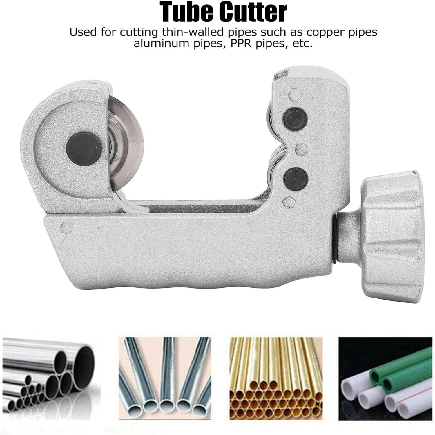 Efficient, High-Quality, and Durable Mini Tubing Cutter for Precision Plumbing Jobs with Adjustable Size 4-28mm - Superior Metal