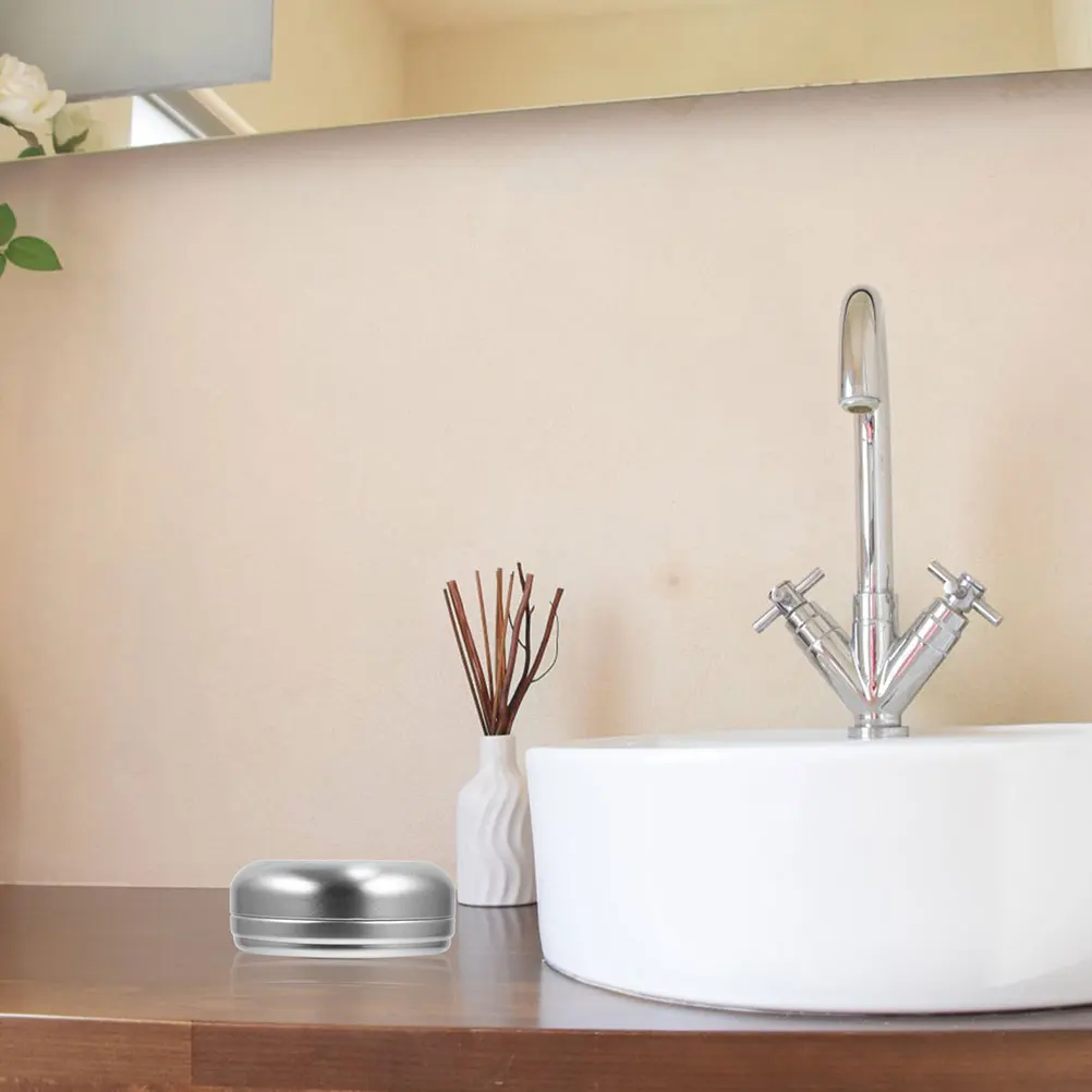 

4pcs Aluminum Soap Box Tins for Earphone Cream Ointment Portable Leak Proof Travel Cases Small Airtight Containers