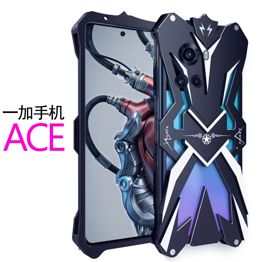 Oneplus Ace Racing Edtion PGZ110 Case Heavy Duty Metal Phone Cover Hard Case for Oneplus Ace Racing Edtion Aluminum Phone Bags