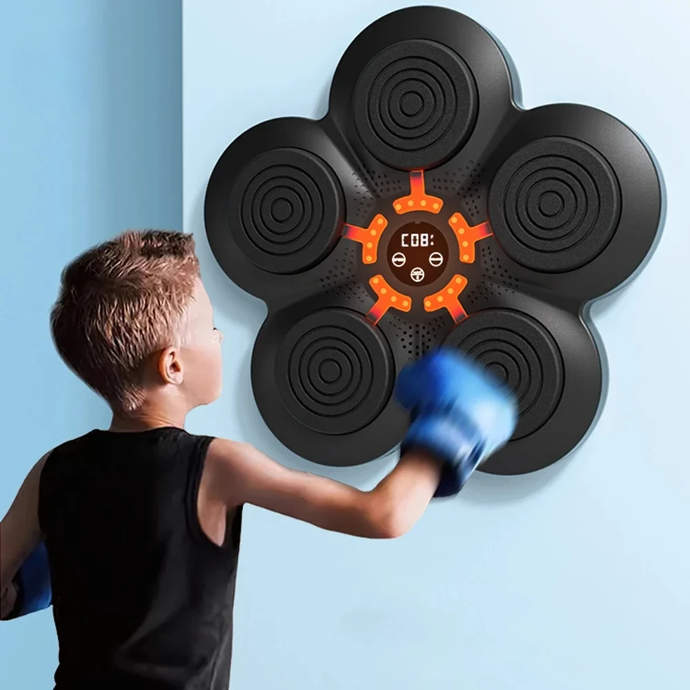 High Quality Smart Fun Focus Agility Wall Target Boxing Mma Training Digital Music Light Boxing Machine