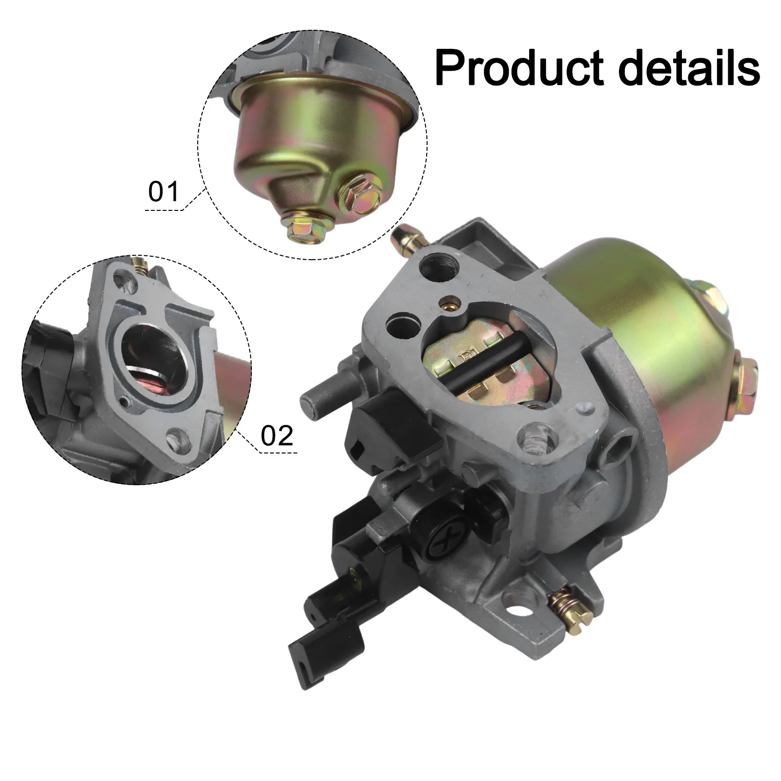 Pressure Washing Tasks White And Black 196CC Carburetor Increased Engine Efficiency Long Life Reliability For 0J88870123