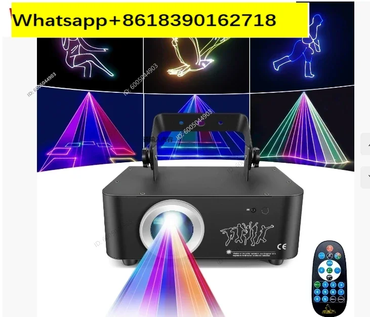 Party Bouncing Artifact, 500MW Full Color Dynamic RGB Display, Professional 3D Visual Effects Show