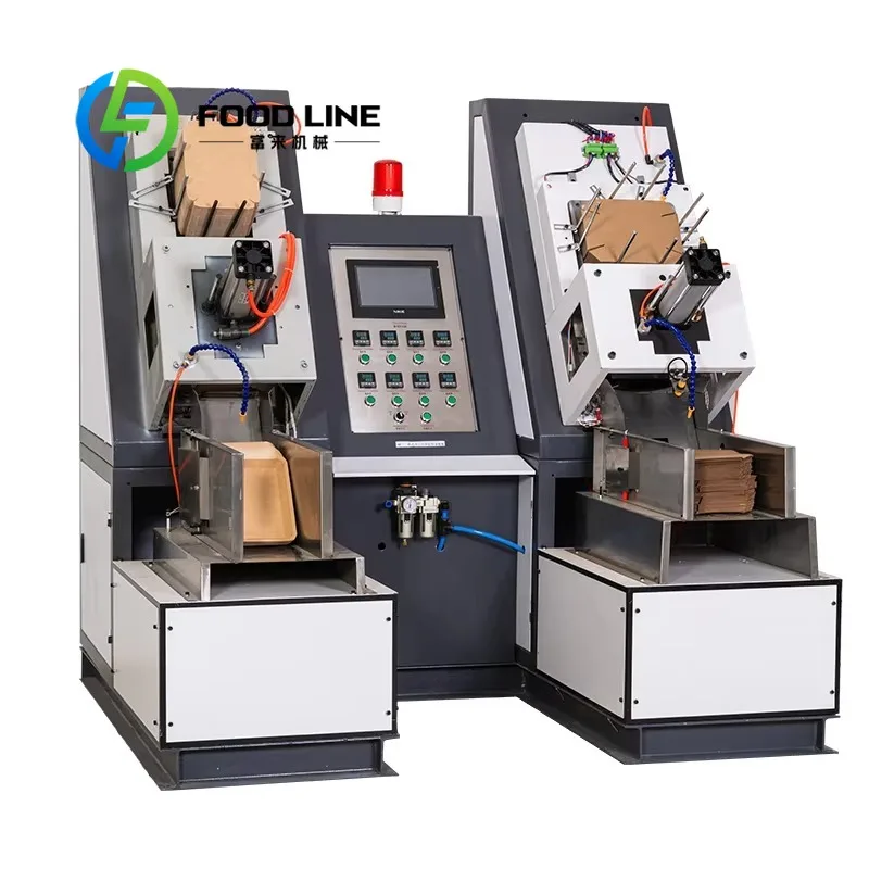 Customized Fully Automatic Paper Lunch Box Machine Disposable Food Box Forming Machine
