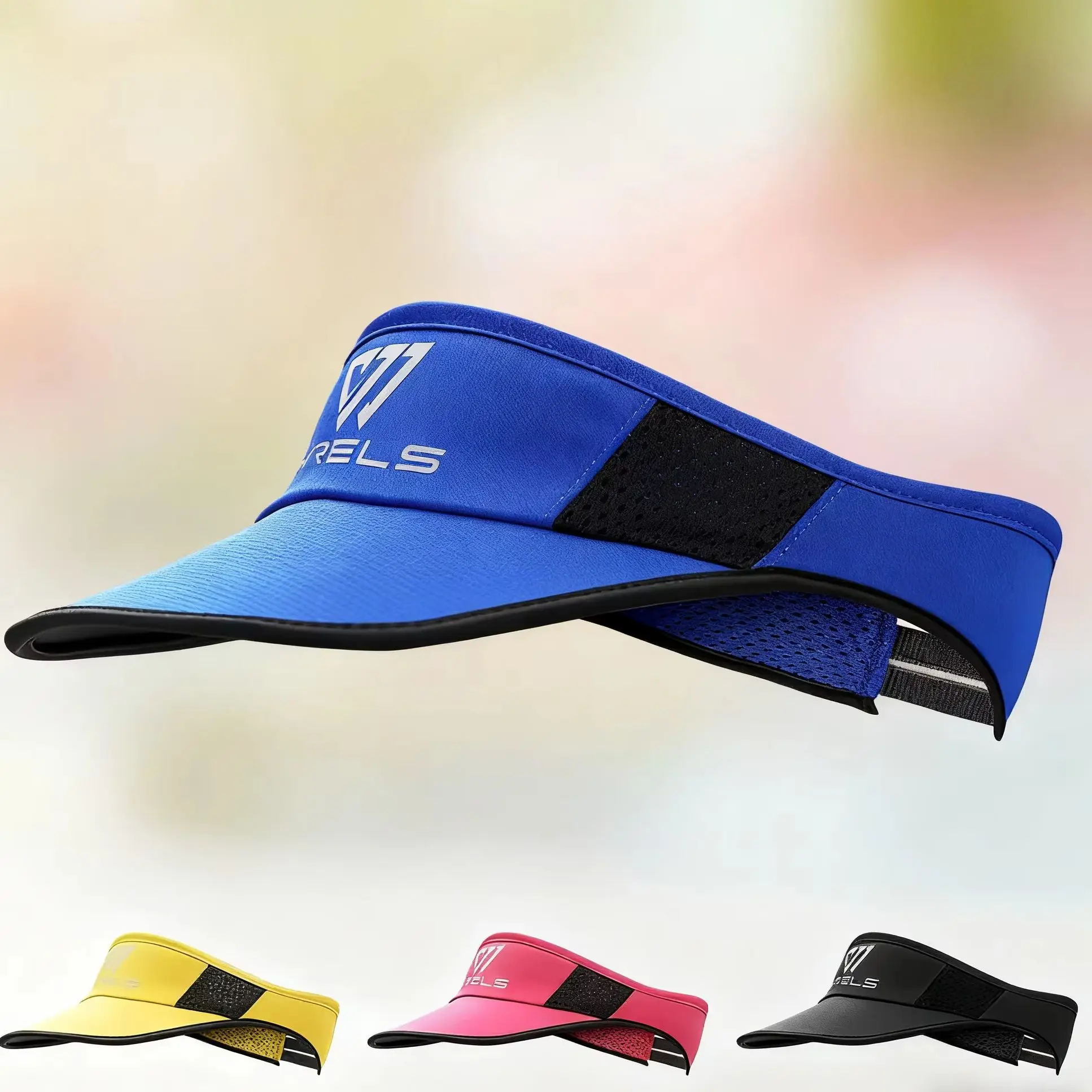 

Спортивный козырек, дышащая сетка, пустой верх, солнцезащитная кепка, впитывающая пот, теннисная шапка для бега, легкая складная уличная солнцезащитная кепка