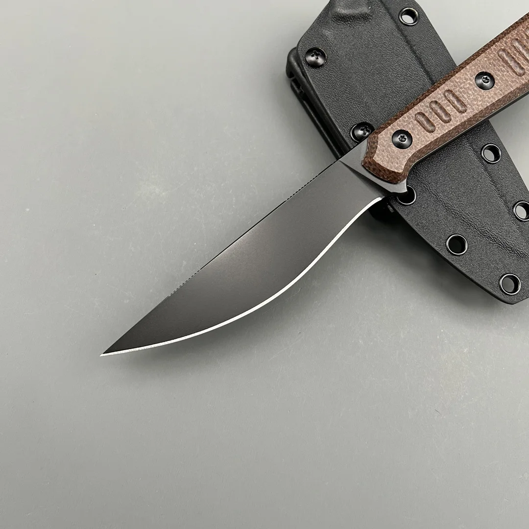 Bastine Silence Slim straight knife fixed blade N690 Kydex sheath hunting outdoor camping Gea knives