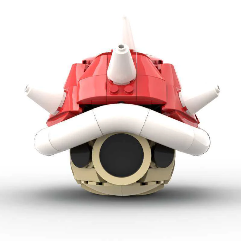 Mymocs MOC Game Anime Figures Kart Spiny Shell Turtle Model Sets DIY Creative Building Blocks Toys Christmas Gift