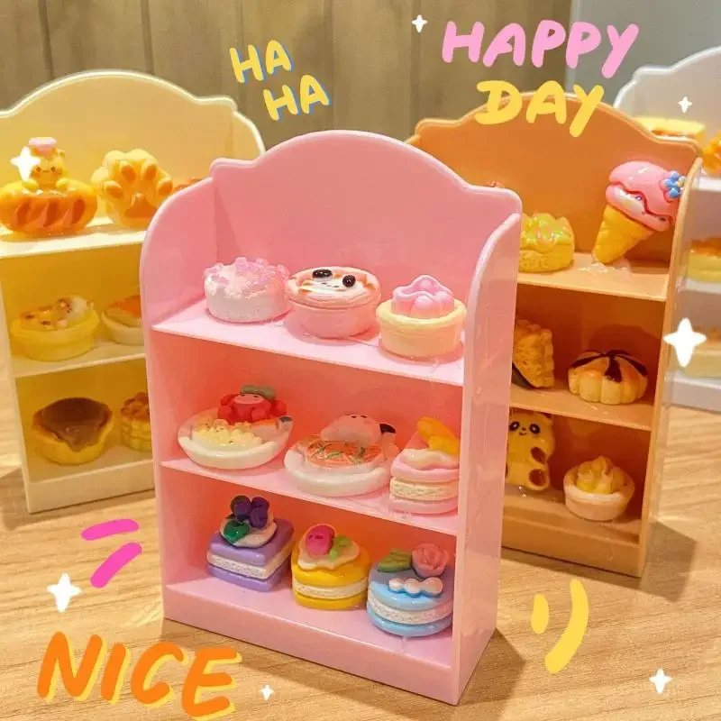 1:12 Dollhouse Miniature Supermarket Shelf Display Stand Storage Rack Scene Decor Toy Doll House Accessories