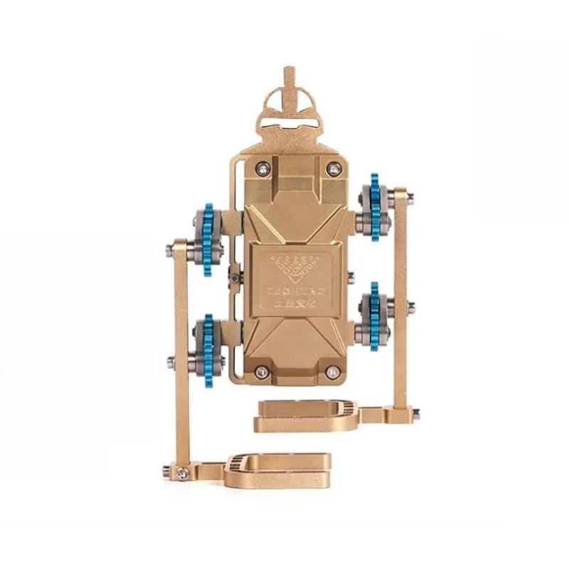 

TECHING DM20 Walker Робот Модель из алюминиевого сплава Строительные наборы Головоломка Электрическая игрушка с 50 деталями Физический эксперимент Учебное пособие