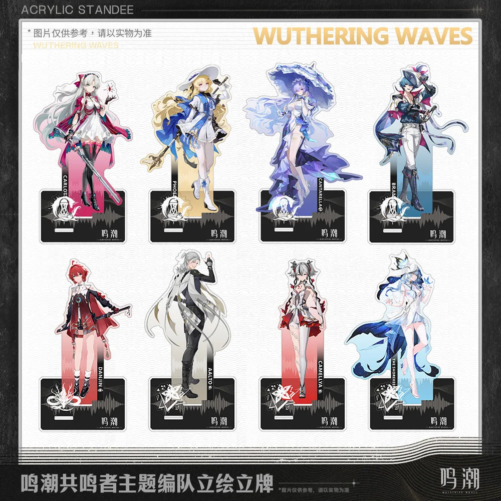 

Anime Phrolova Wuthering Waves Zani Cartethyia Cosplay Acrylic Figure Stand Display Model Desk Decor Standing Sign Flash Gift