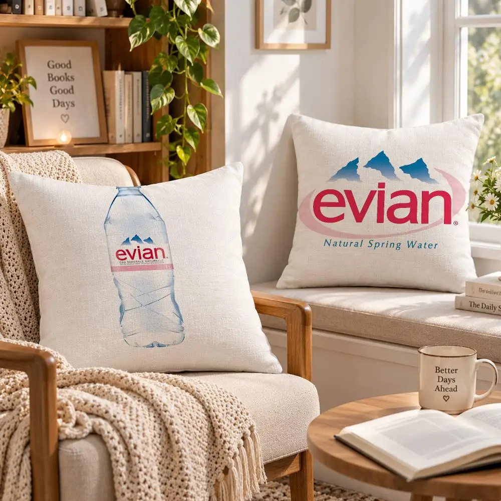 Water Premium E-Evian Cushion Cover Soft Short Cover Washable Sofa Bed Dorm Garden Home Office Chair Decor