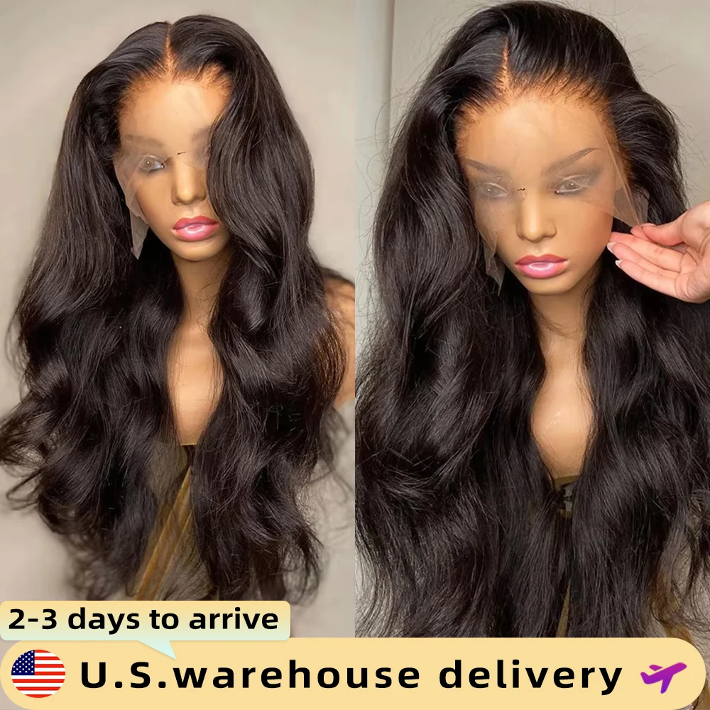 

13x6 hd lace frontal wig 250density hd transparent lace front 100% human hair wig body wave brazilian 13x4 lace front human hair