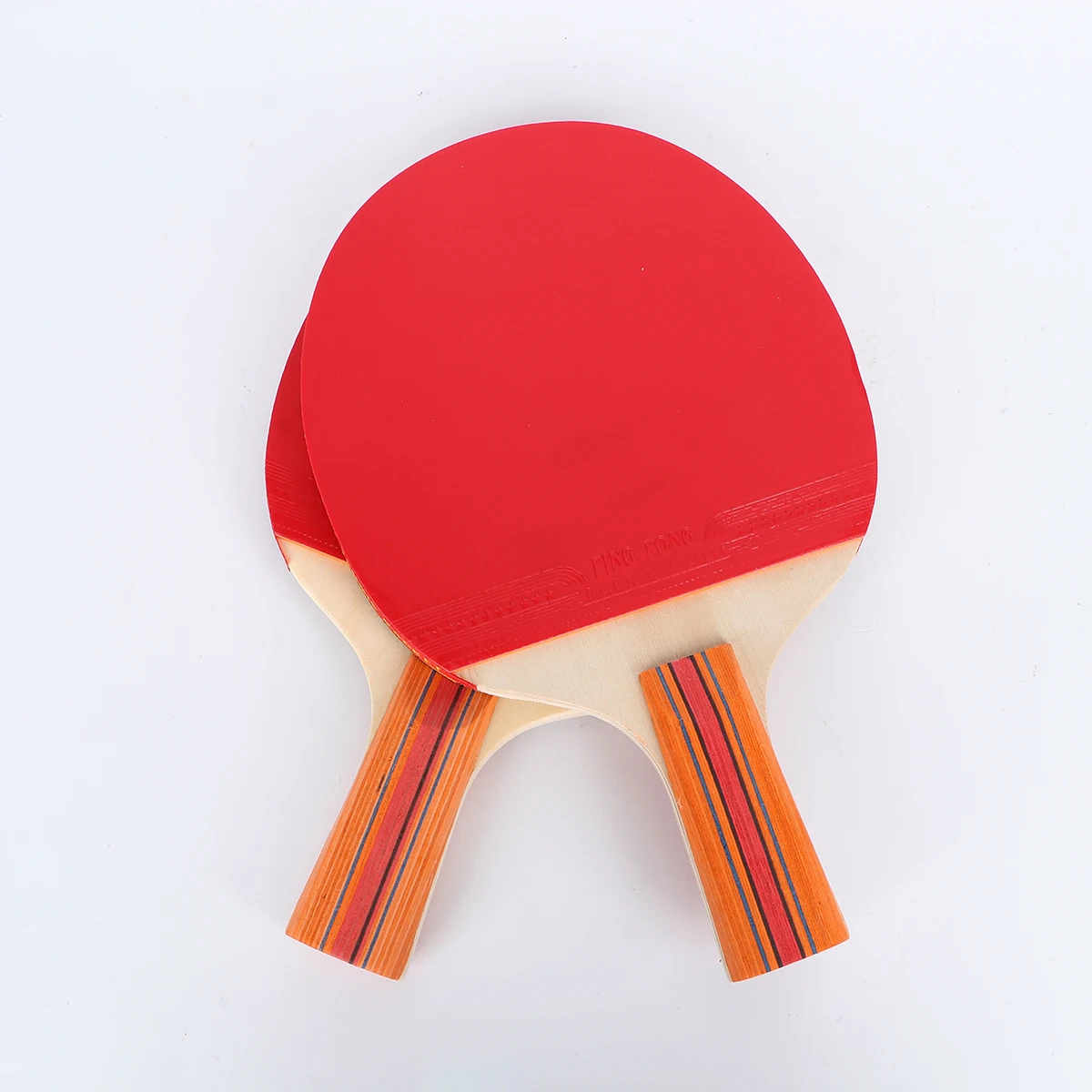 

1 Set Table Tennis Rackets Anti-slip Grip Pong Racket with Tennis Balls for Player Training (Random handle color)