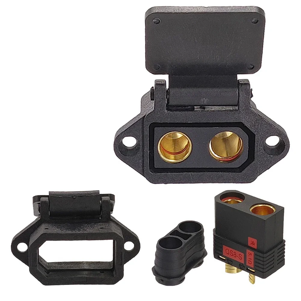 QS8S High Current Antistatic Connector Designed for Safety in Heavy Duty Applications Complete with Male and Female Shells