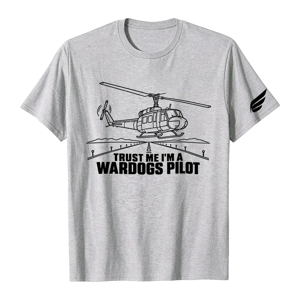 Vertrau mir, ich bin ein Pilot der WARDOGS – T-Shirt für Männer und Frauen, mit Hubschrauber-Motiv, kurzärmelig, aus Baumwolle, lässiger Schnitt, weiches Material, Rundhalsausschnitt, unisex. – Detail 7
