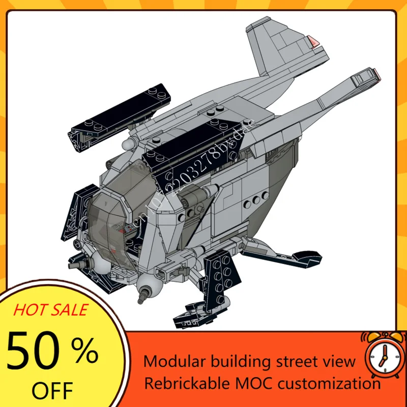 

423 шт. MOC полицейский пистолет, строительные блоки, модель архитектуры, сделай сам, образование, собранные кирпичи, самолет, креативная детская игрушка, рождественский подарок