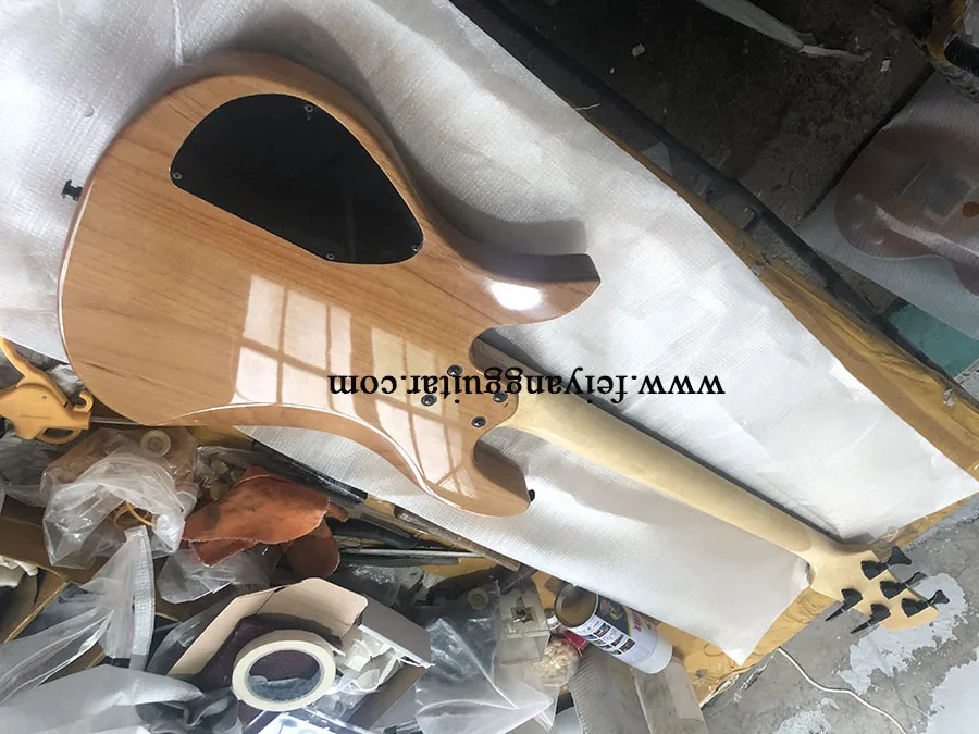Electric Bass Guitar with 24 Frets, 5 String ,High Quality Electric Bass Guitar,can be customized,free shipping
