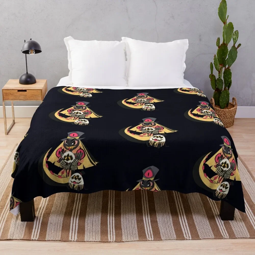 

Hazbin Hotel Sir Pentious Chibi Throw Blanket Single For Decorative Sofa Nap Bed Fashionable Blankets